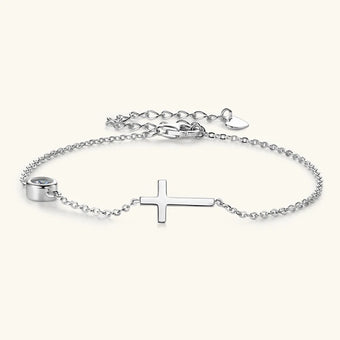 Cross and Bubble Bracelet